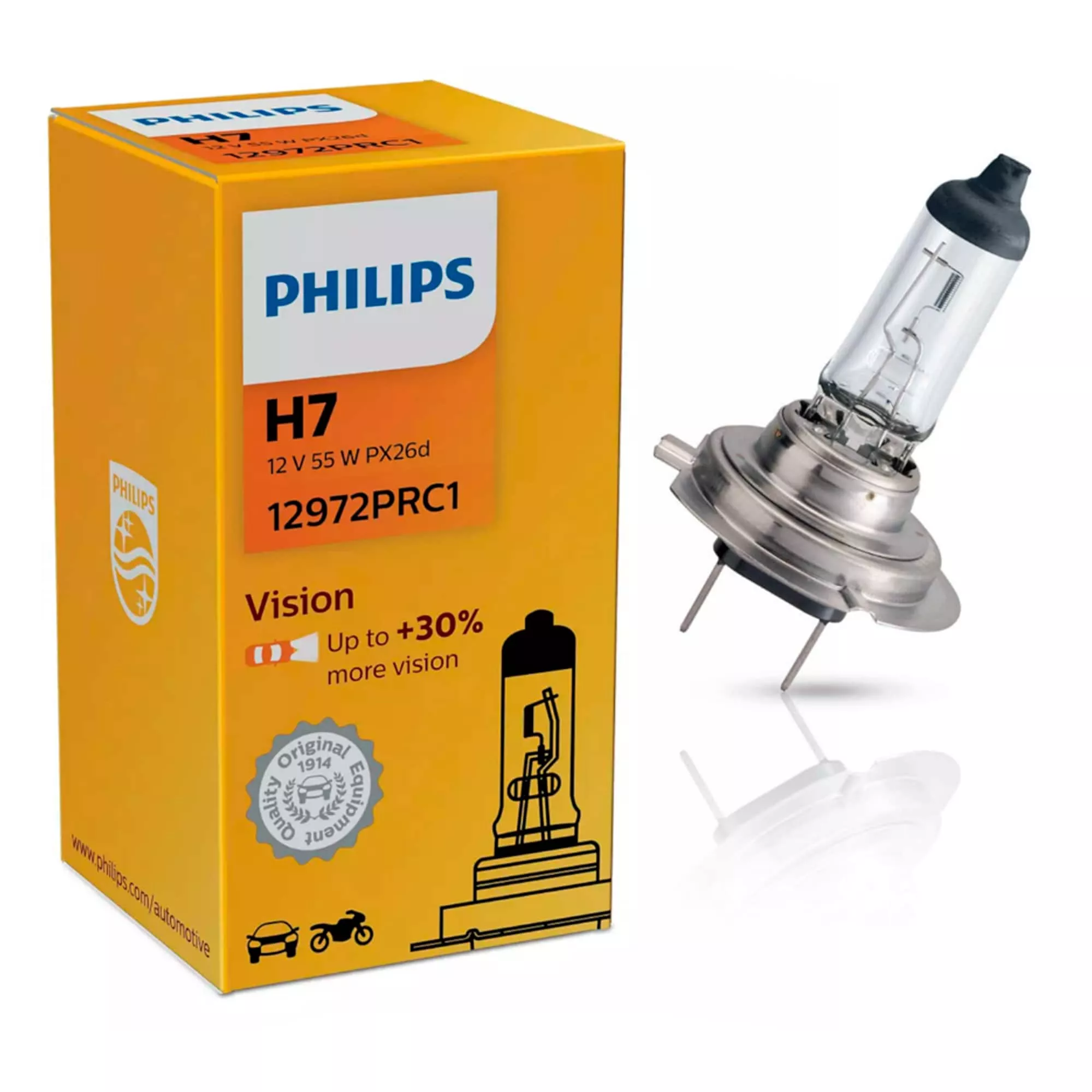Лампа Philips Vision H7 12V 55W 40593760