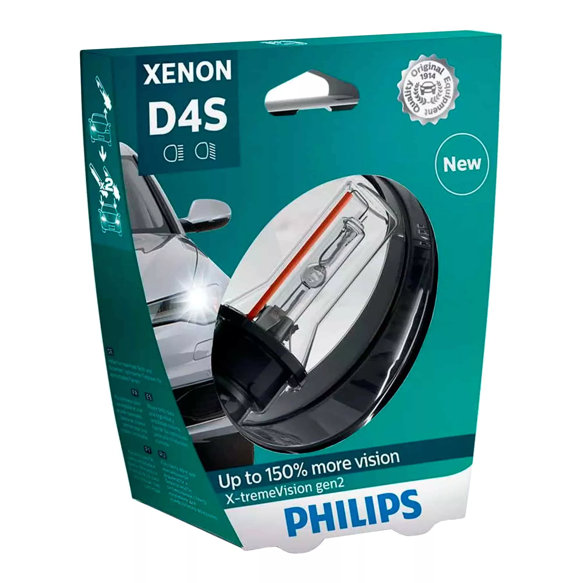 Лампа Philips X-treme Vision gen 2 D4S 42V 35W 42402 XV2 S1