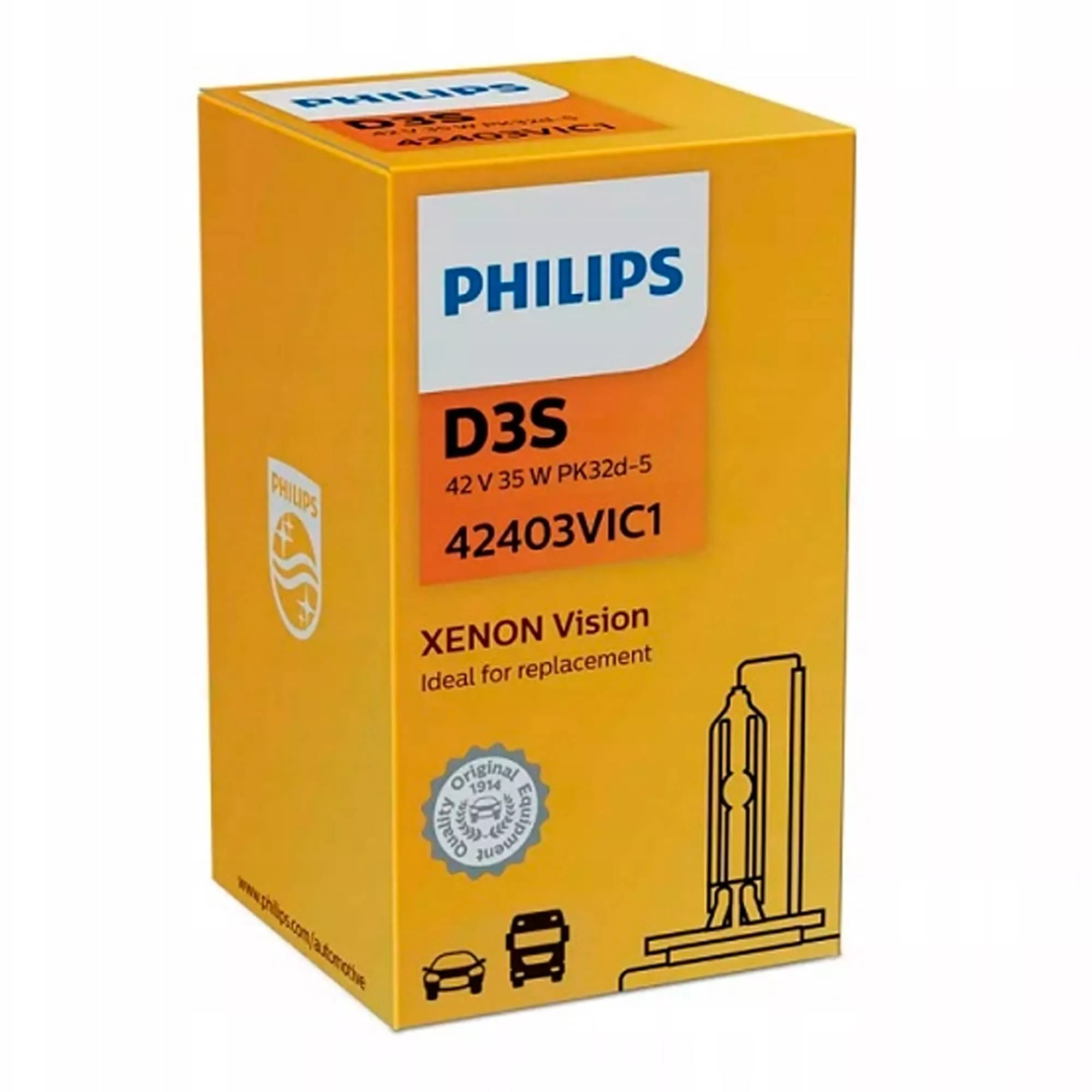 Лампа Philips Vision D3S 42V 35W 42403 VI S1