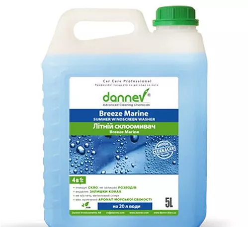 Омивач скла Water Tosol Fluids Dannev Marine 0°C 5л (DANNEVBREEZEMARINE5L) Омивач скла Water Tosol Fluids Dannev Marine 0°C 5л (DANNEVBREEZEMARINE5L)