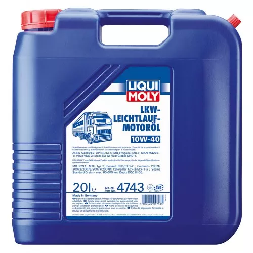 Олива моторна Liqui Moly LKW-Leichtlauf Motoroil 10W-40 20л