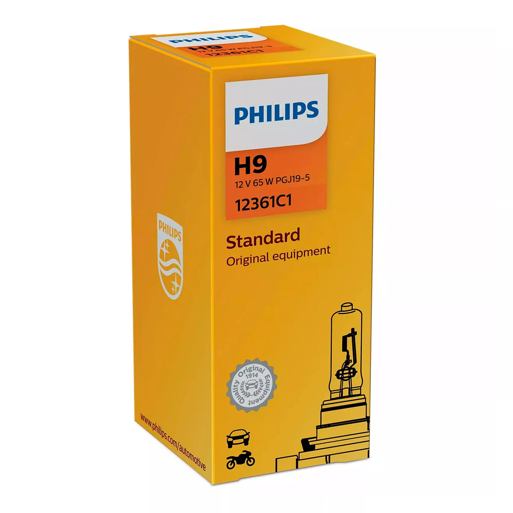 Лампа Philips Standard H9 12V 65W 47584830