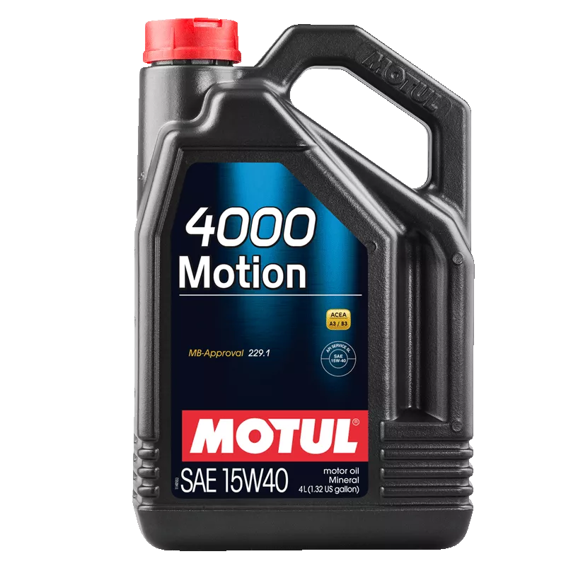 Масло моторное MOTUL 4000 Motion SAE 15W-40 4л (386407)