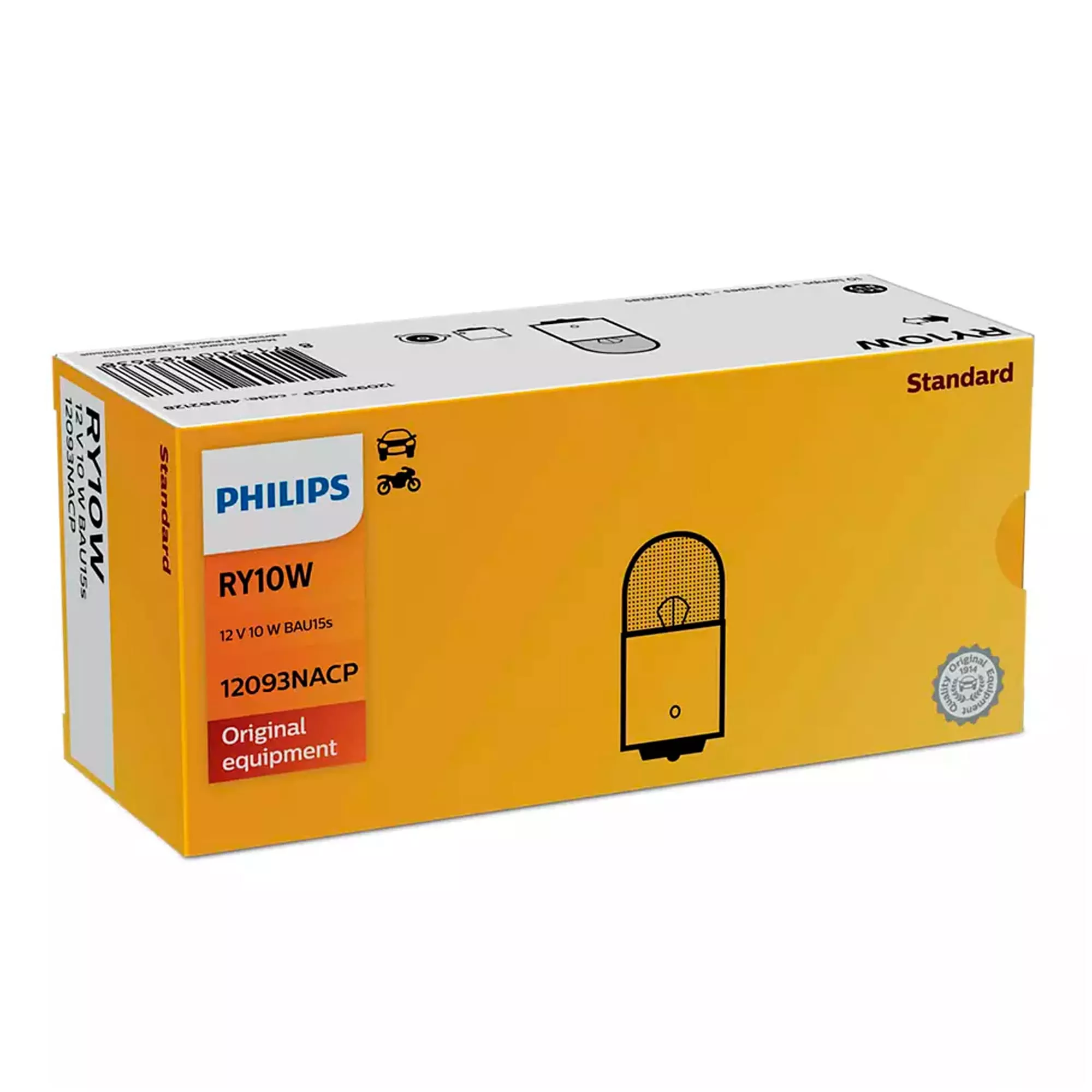 Лампа Philips Standard RY10W 12V 10W 48362128