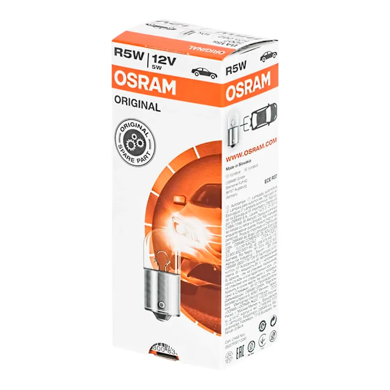 Лампа Osram R5W 12V 5W 5007-UNV