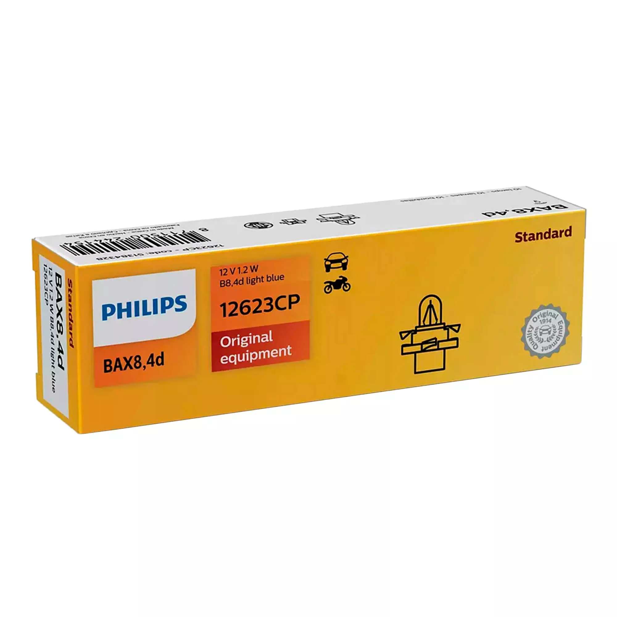 Лампа Philips Standard BAX 12V 1,2W 51384328