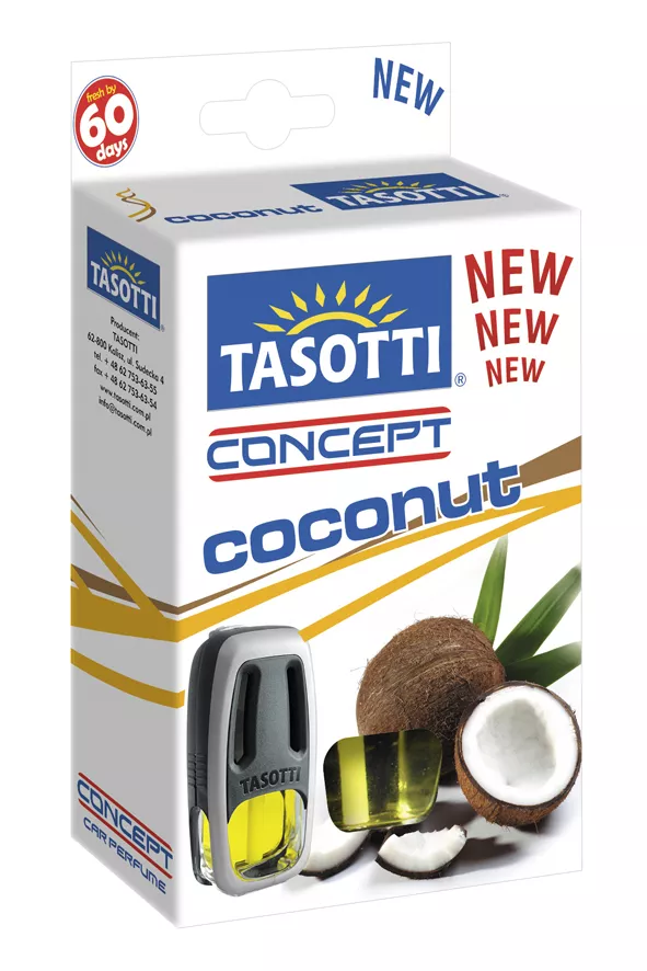 Ароматизатор рідкий TASOTTI "Concept" Coconut 8мл (110091)