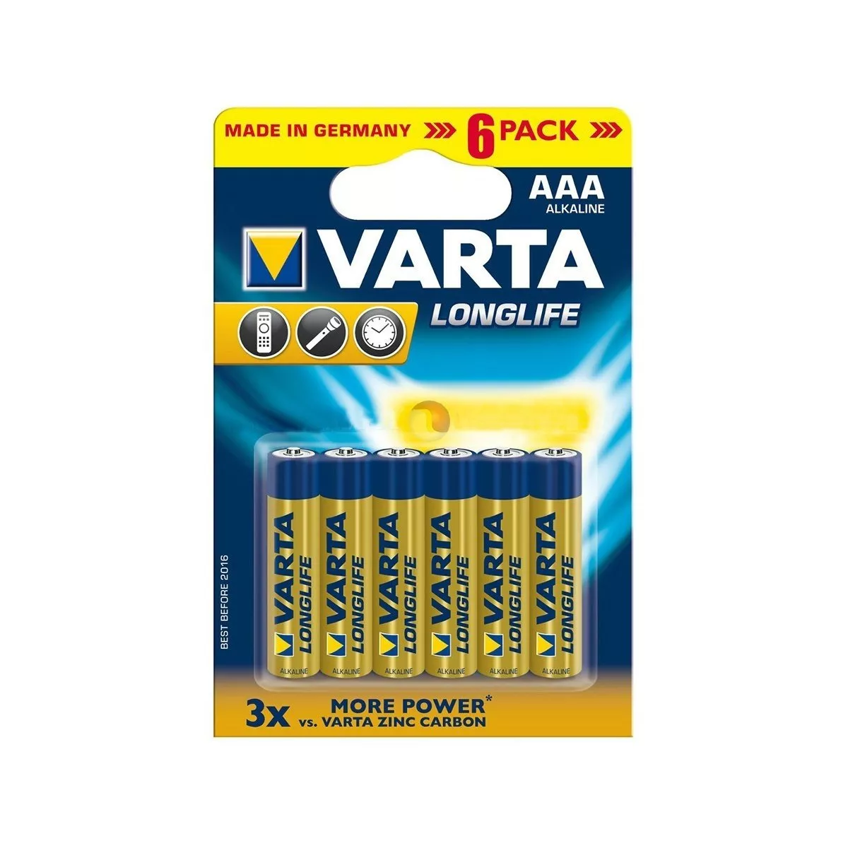 525119 Батарейка VARTA Longlife AAA BLI 6