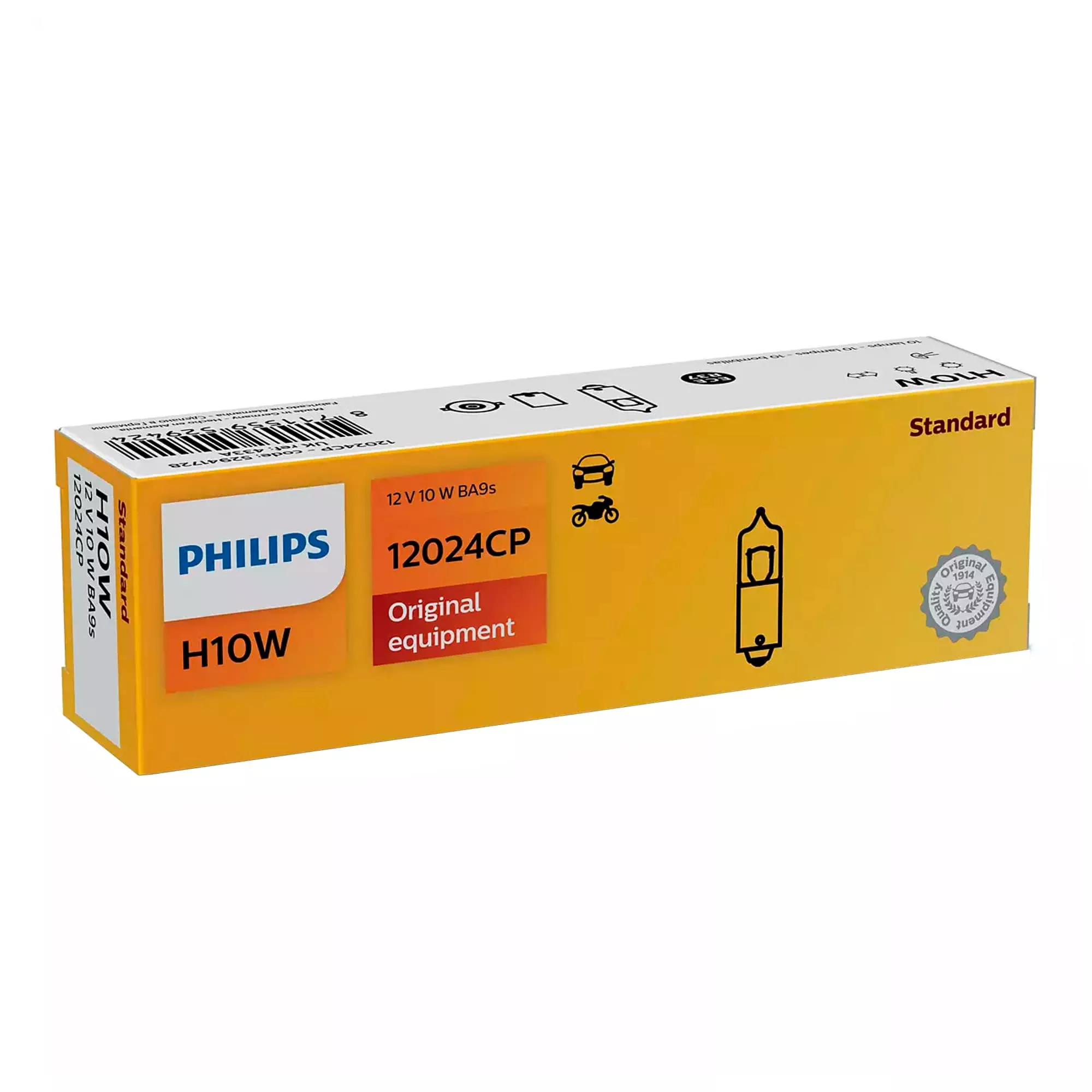 Лампа Philips Standard H10 12V 10W 52941728