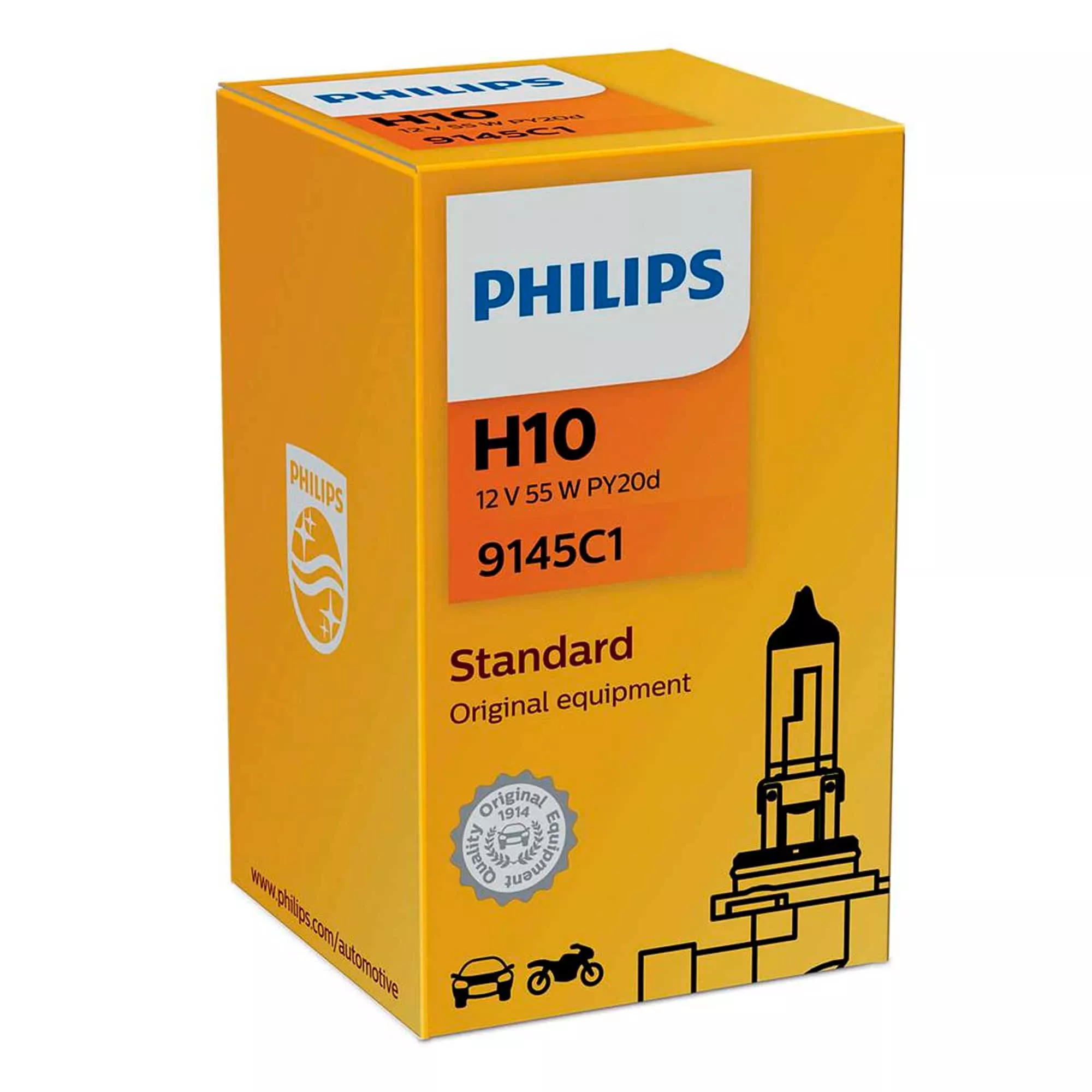 Лампа Philips Standard H10 12V 55W 52974530