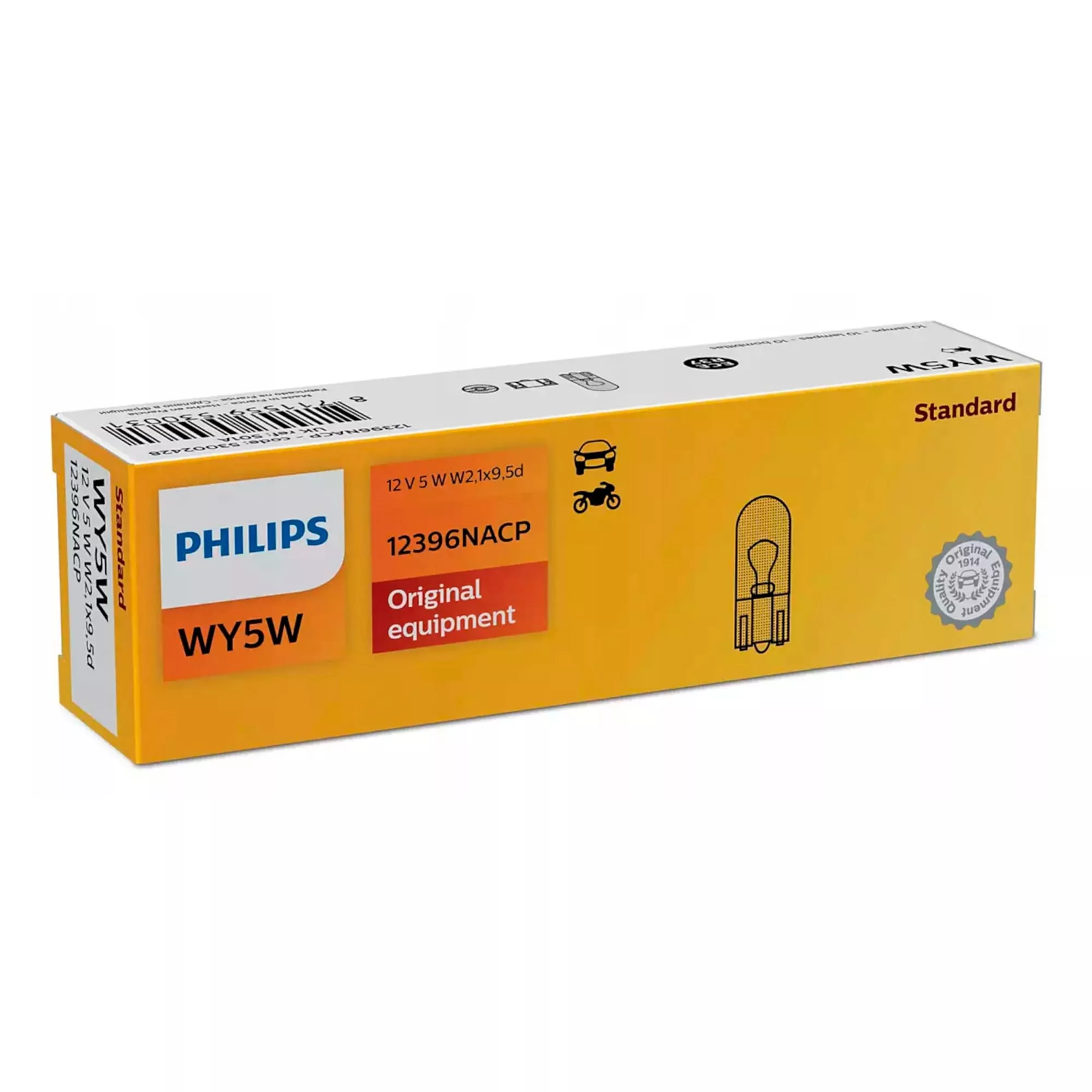Лампа Philips Original equipment WY5W 12V 5W 53002428