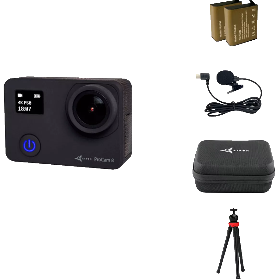 Набор блогера 12 в 1: экшн-камера AIRON ProCam 8 Black с аксессуарами (4822356754795) Набор блогера 12 в 1: экшн-камера AIRON ProCam 8 Black с аксессуарами (4822356754795)