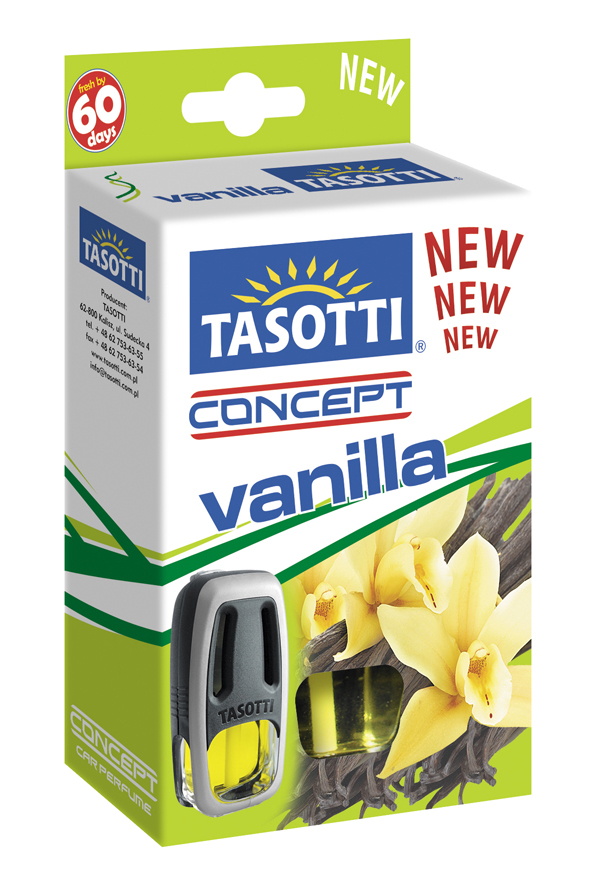 Ароматизатор жидкий TASOTTI "Concept" Vanilla 8 мл (110169)