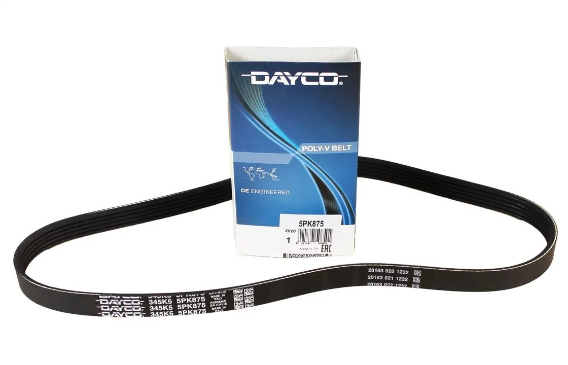 DAYCO 5PK875 Ремінь генератора