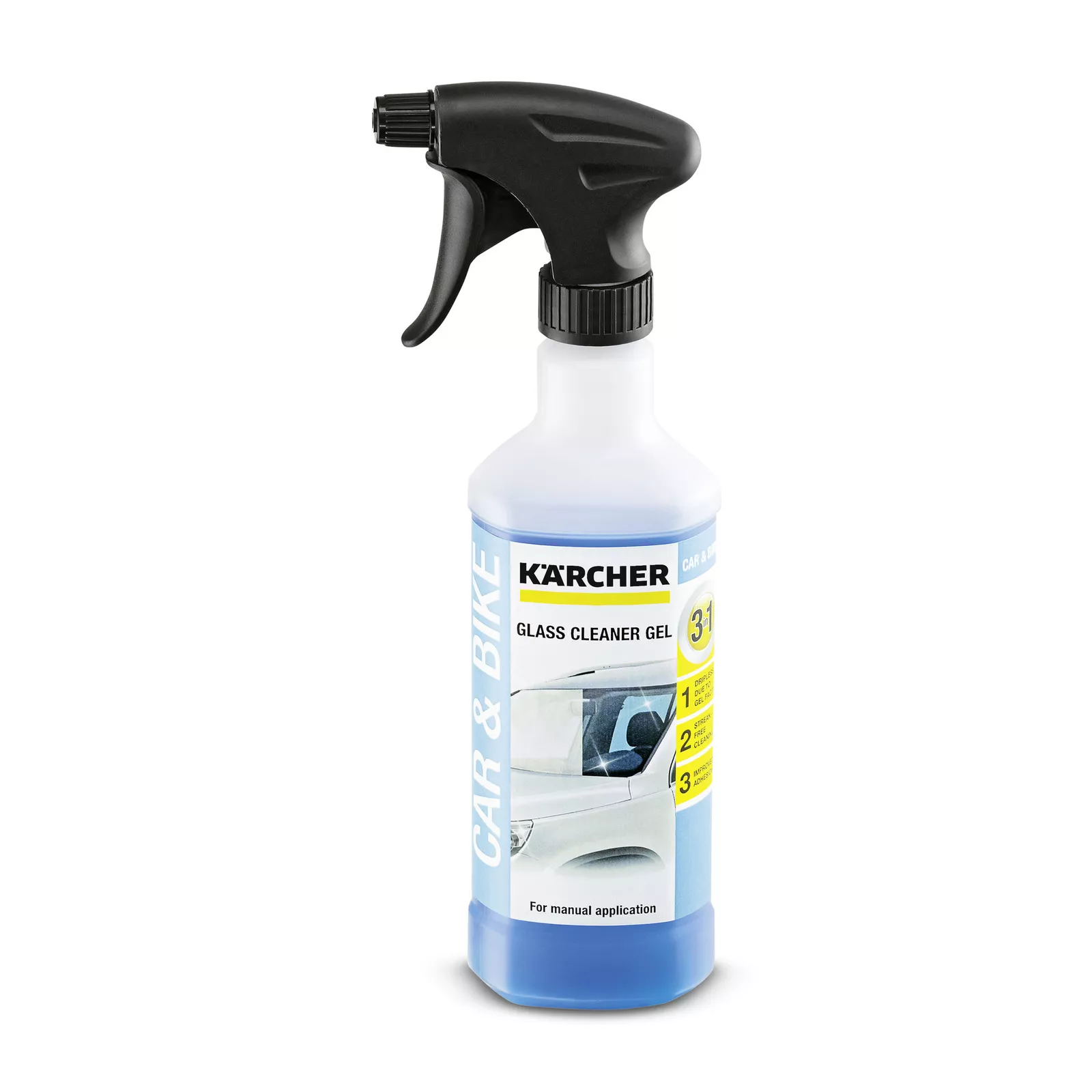 Средство для чистки стекла KARCHER 3в1 500 мл (6.295-762.0) Средство для чистки стекла KARCHER 3в1 500 мл (6.295-762.0)