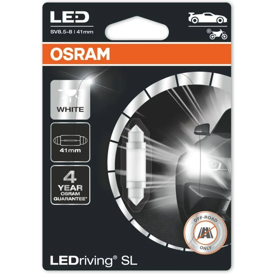 Лампа Osram LEDriving C5W 12V 0,6W 6413DWP-01B
