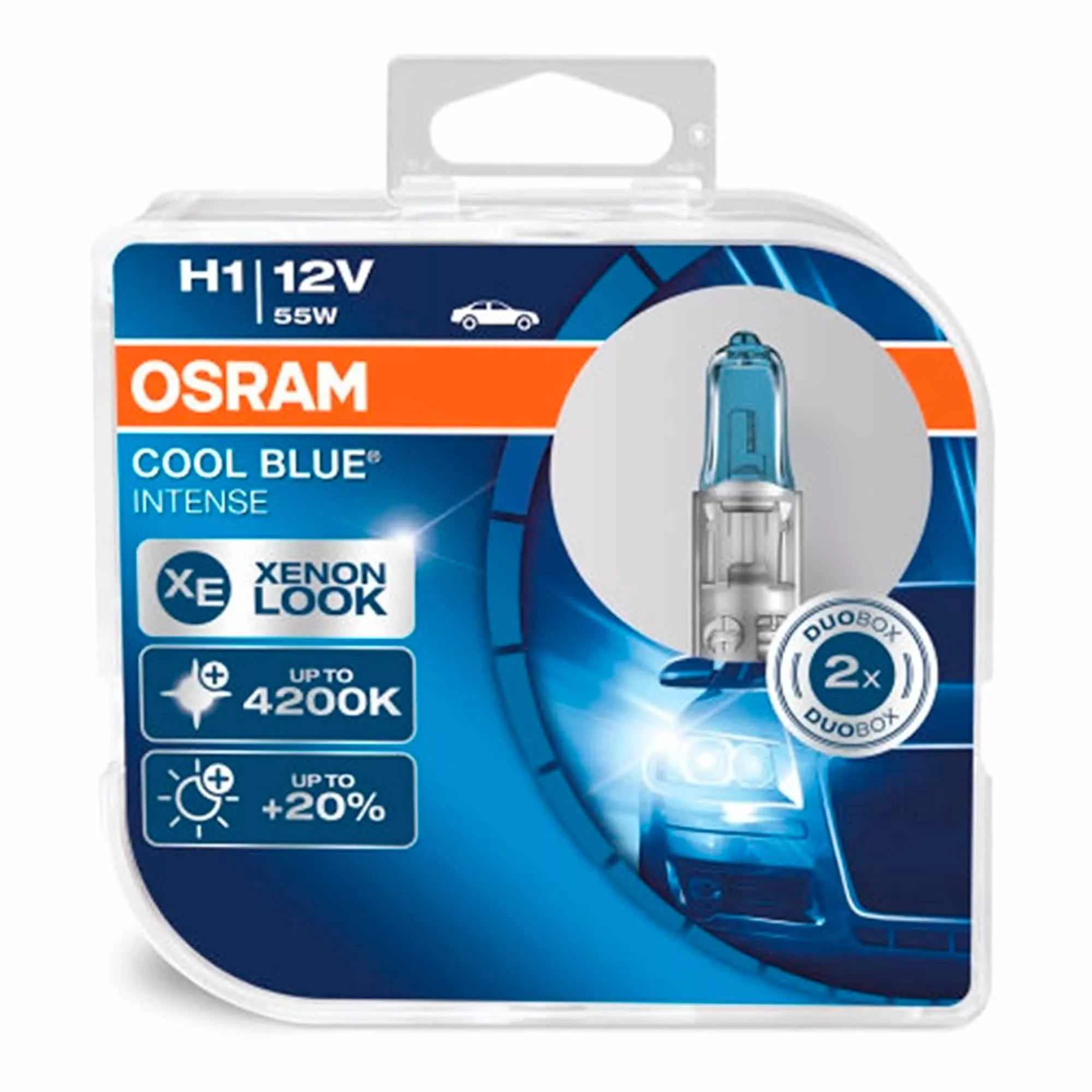 Лампа Osram Cool Blue Intense H1 12V 55W 64150CBI