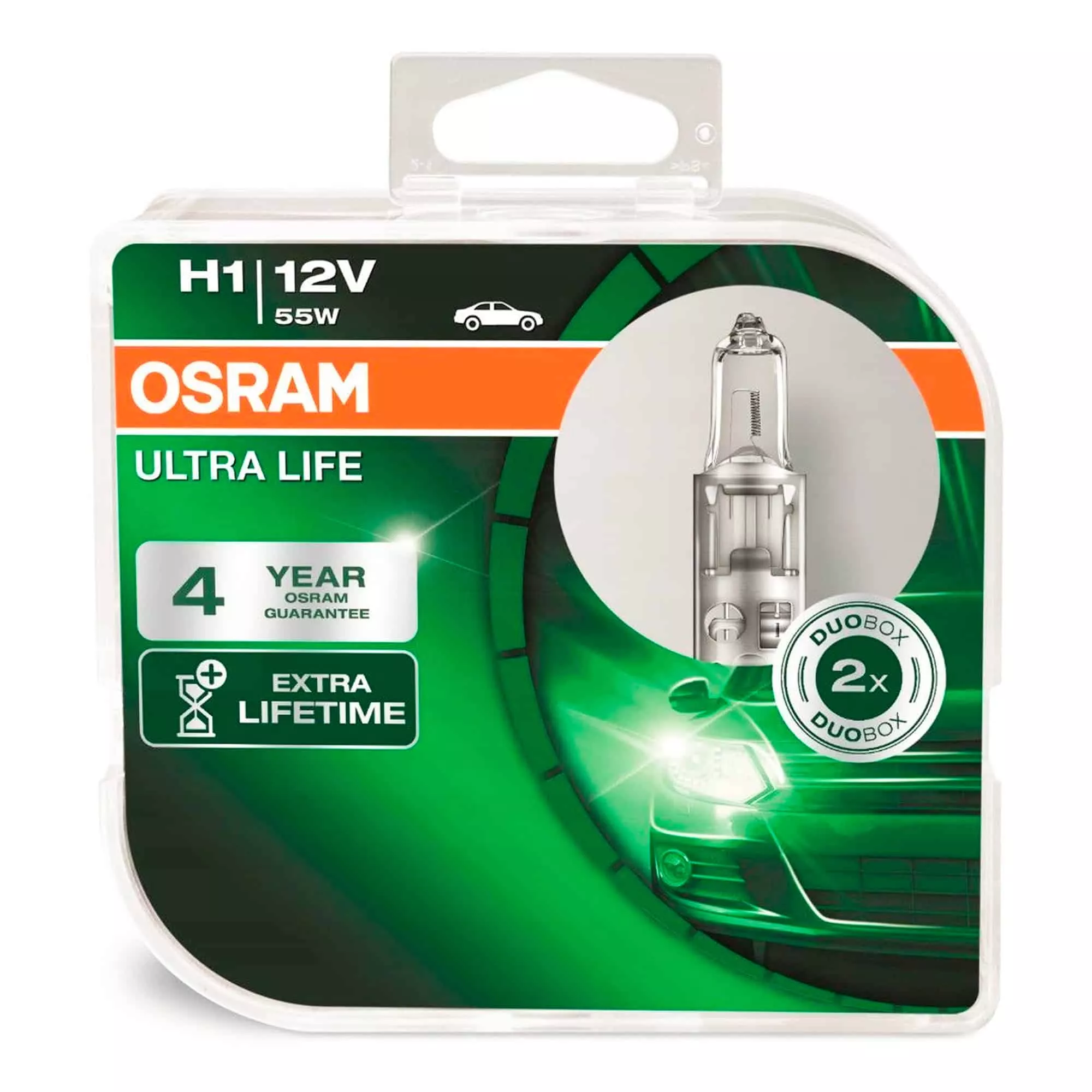Лампа Osram Ultra Life H1 12V 64150ULT-HCB