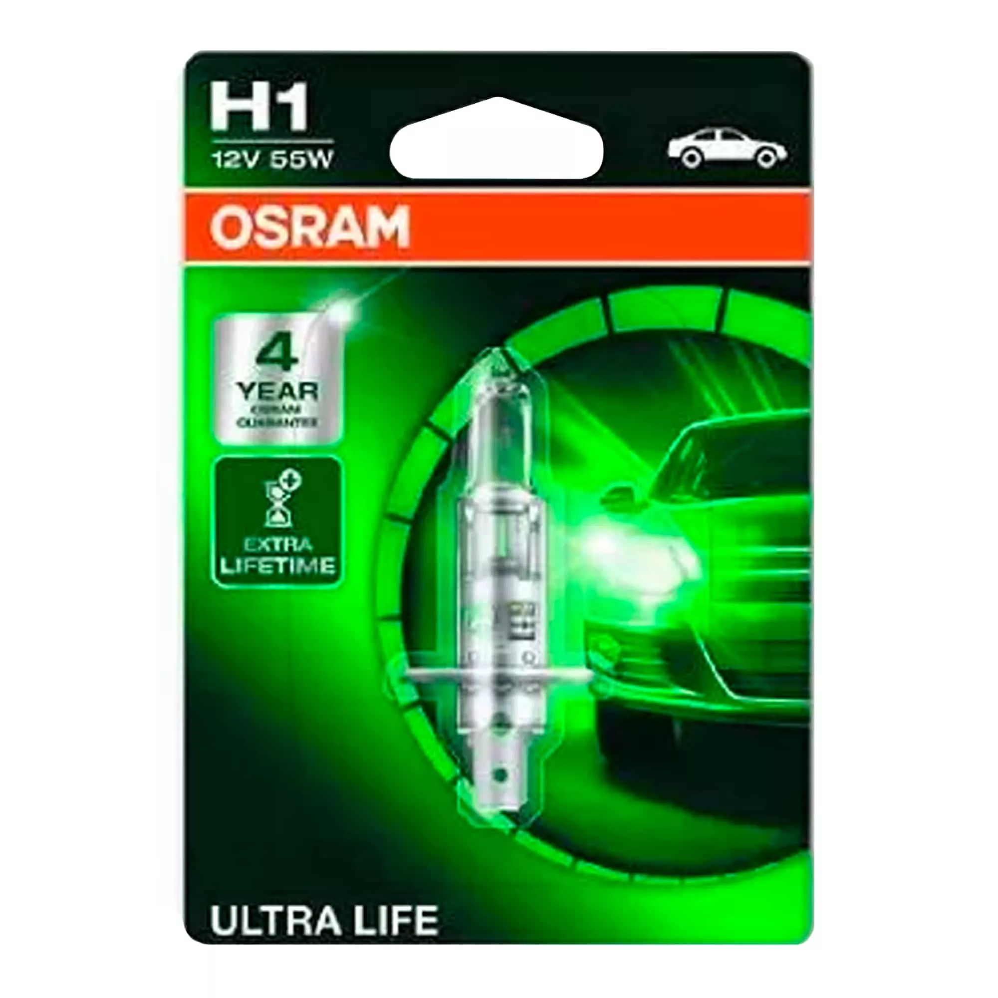 Лампа Osram Ultra Life H1 12V 55W 64150ult01b