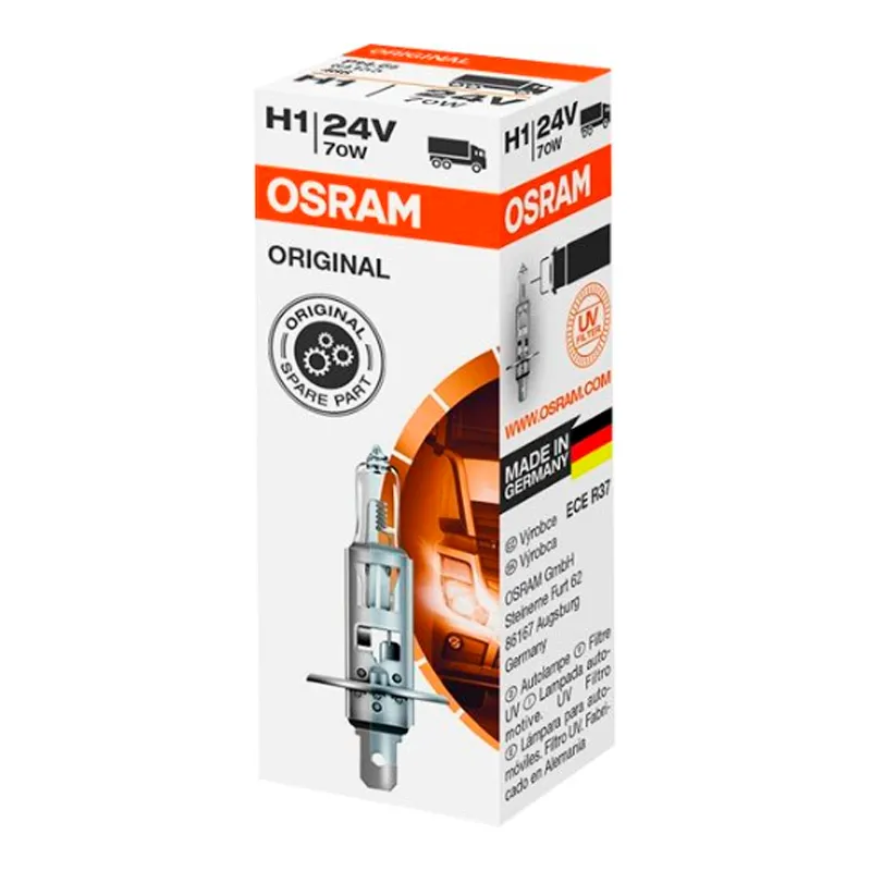 Лампа Osram Truck Star H1 24V 70W 2шт 64155 LTS Twin