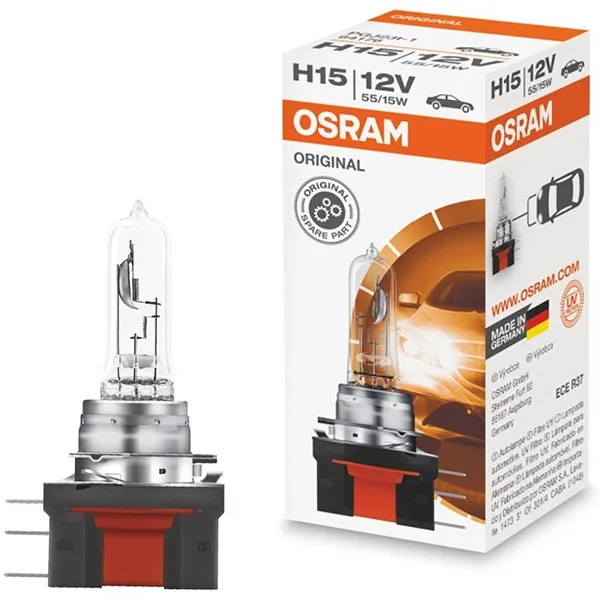 Лампа Osram Original Line H15 12V 15/55W 64176