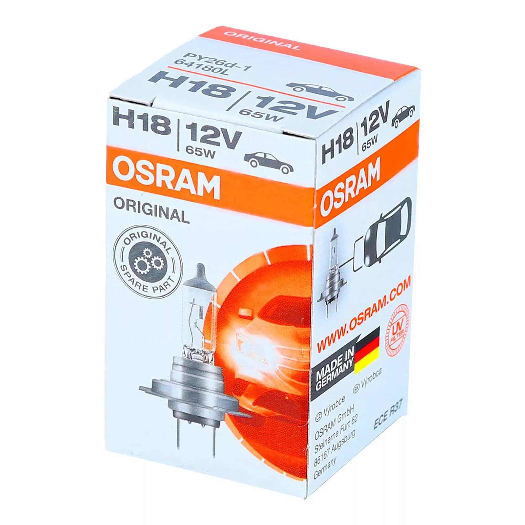 Лампа Osram Original H18 12V 65W 64180L