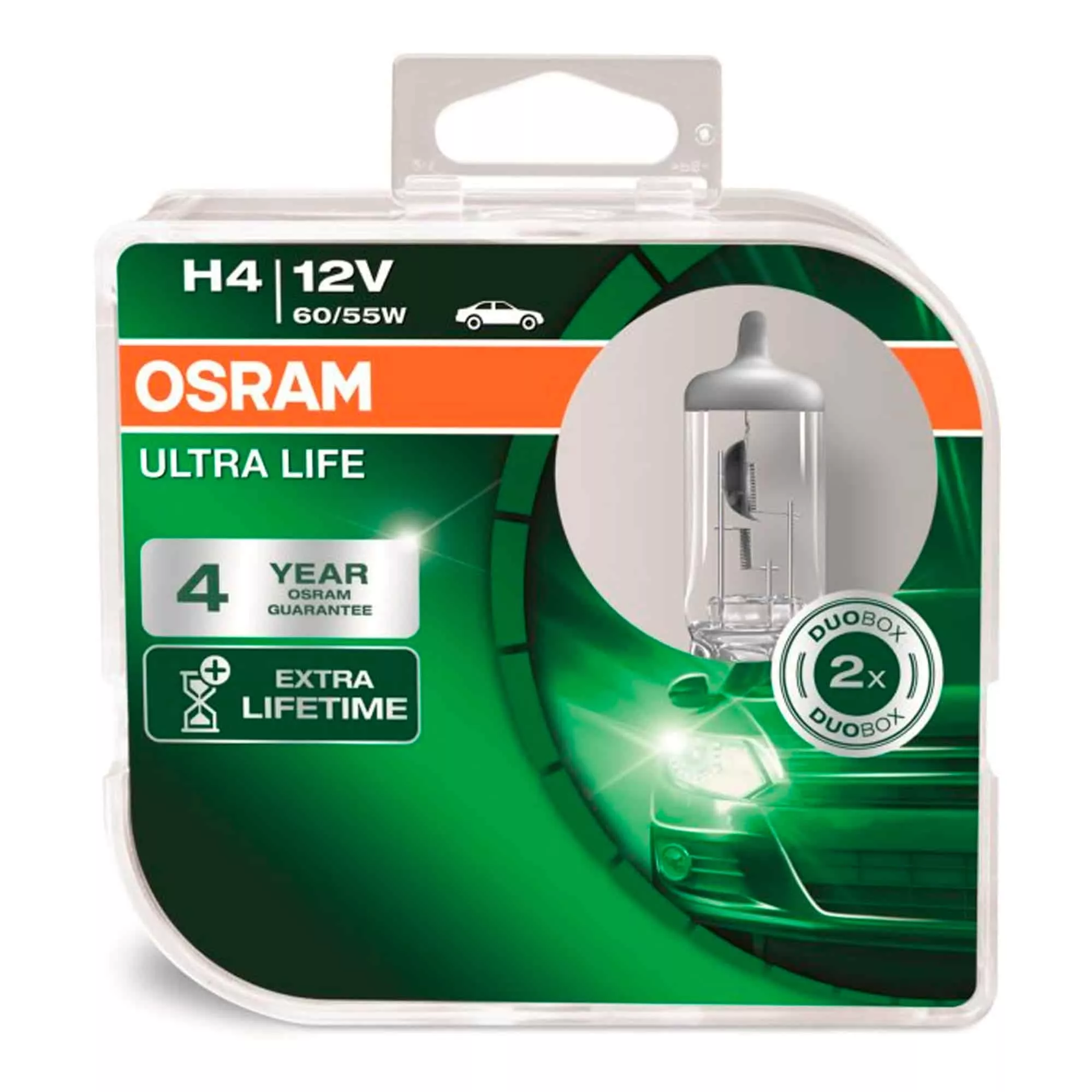 Лампа Osram Ultra Life H4 12V 55/60W 64193ULT-HCB