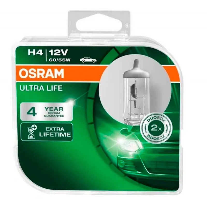 Лампа Osram Ultra Life H4 12V 55/60W 64193ULT