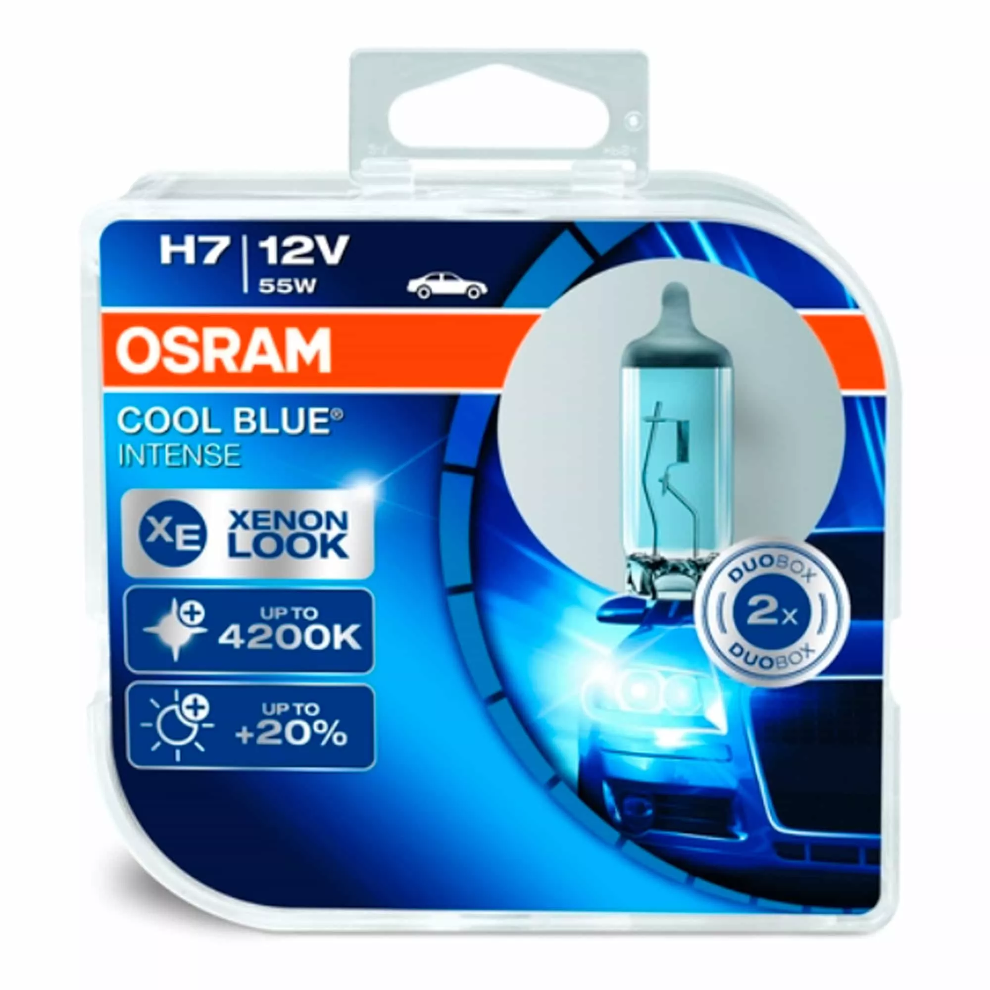 Лампа Osram Cool Blue Intense H7 12V 55W 64210CBI-HCB