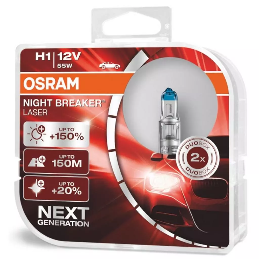 Лампа Osram Night Breaker Laser H7 12V 55W 64210NL-HCB