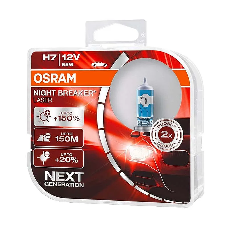 Лампа Osram Night Breaker Laser H7 12V 55W 64210NL-HCB