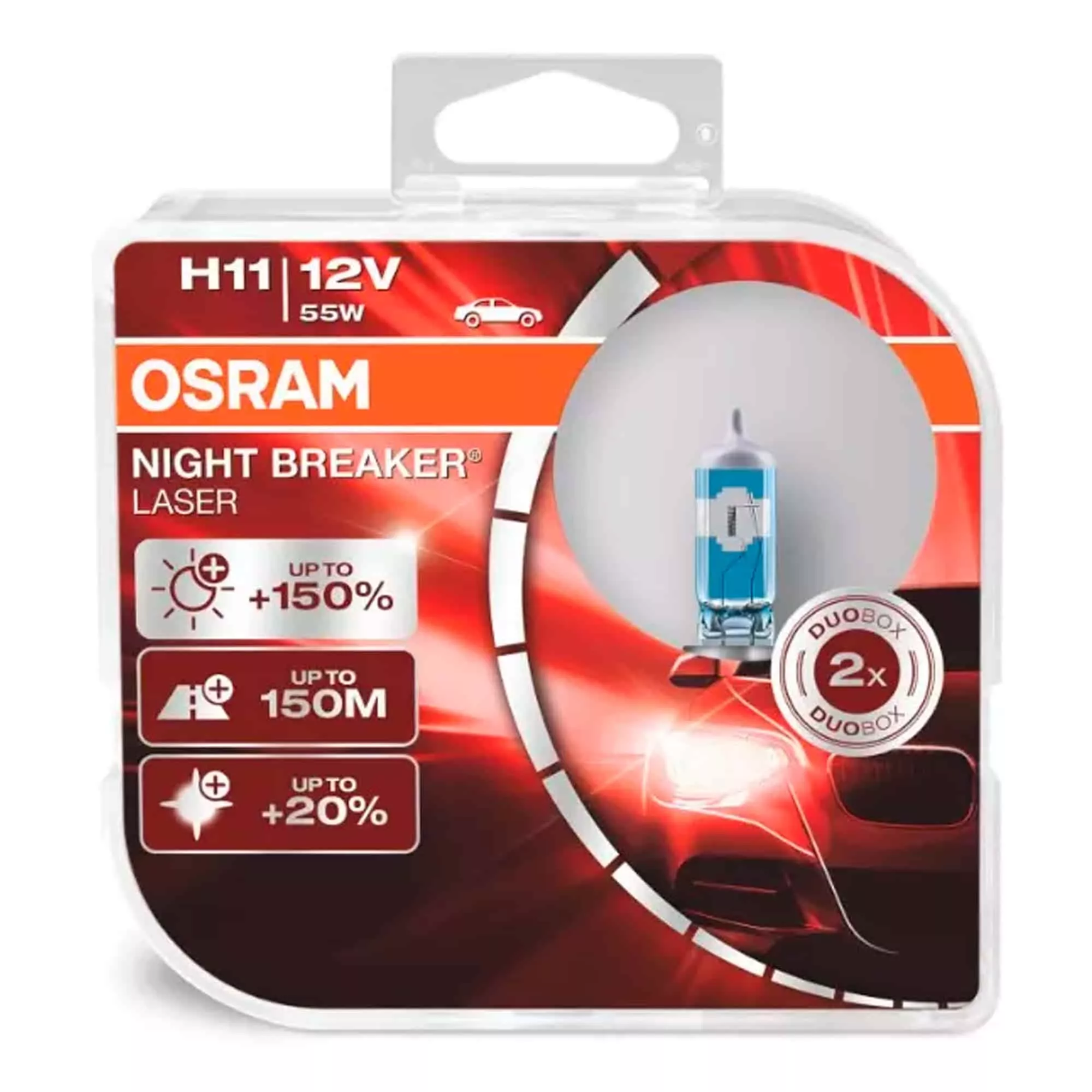 Лампа Osram Night Breaker H11 12V 55W 64211NL-HCB