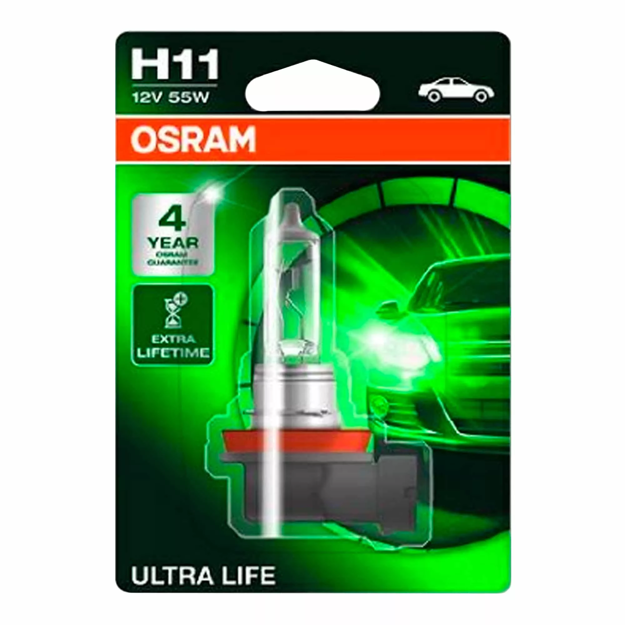 Лампа Osram Ultra Life H11 12V 55W 64211ULT-01B