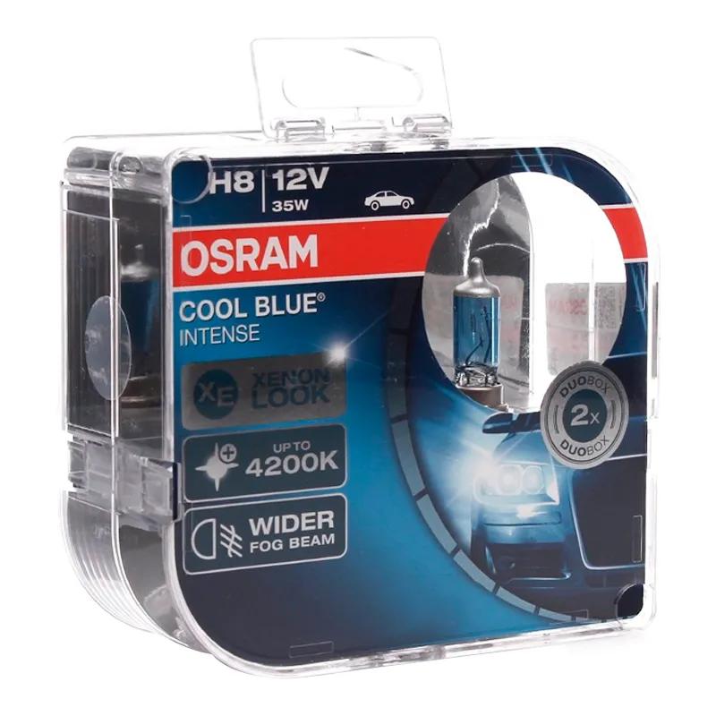 Лампа Osram Cool Blue Intense H8 12V 35W 64212CBI-HCB-DUO