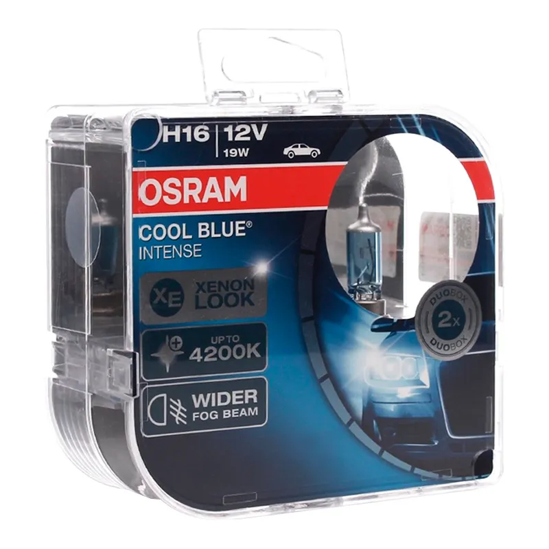 Лампа Osram Cool Blue Intense H16 12V 19W 2шт 64219CBI-HCB-DUO