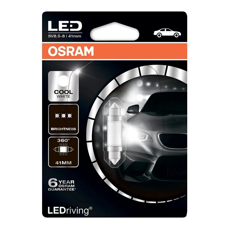 Лампа Osram LEDriving Premium C5W 12V 1W 6499CW