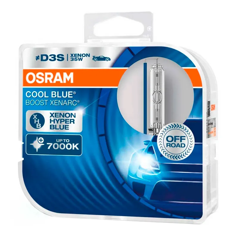 Лампа Osram Xenarc Cool Blue Boost D3S  PK32d-5 35W прозора 66340CBB-HCB