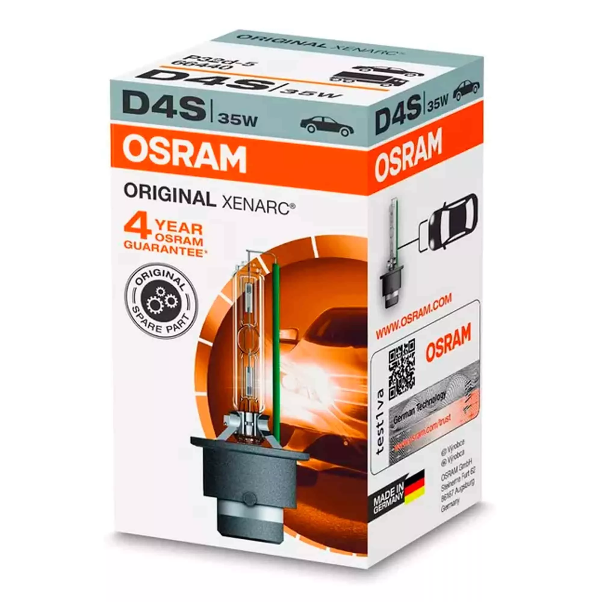 Лампа Osram Xenarc Original D4S 42V 35W 66440