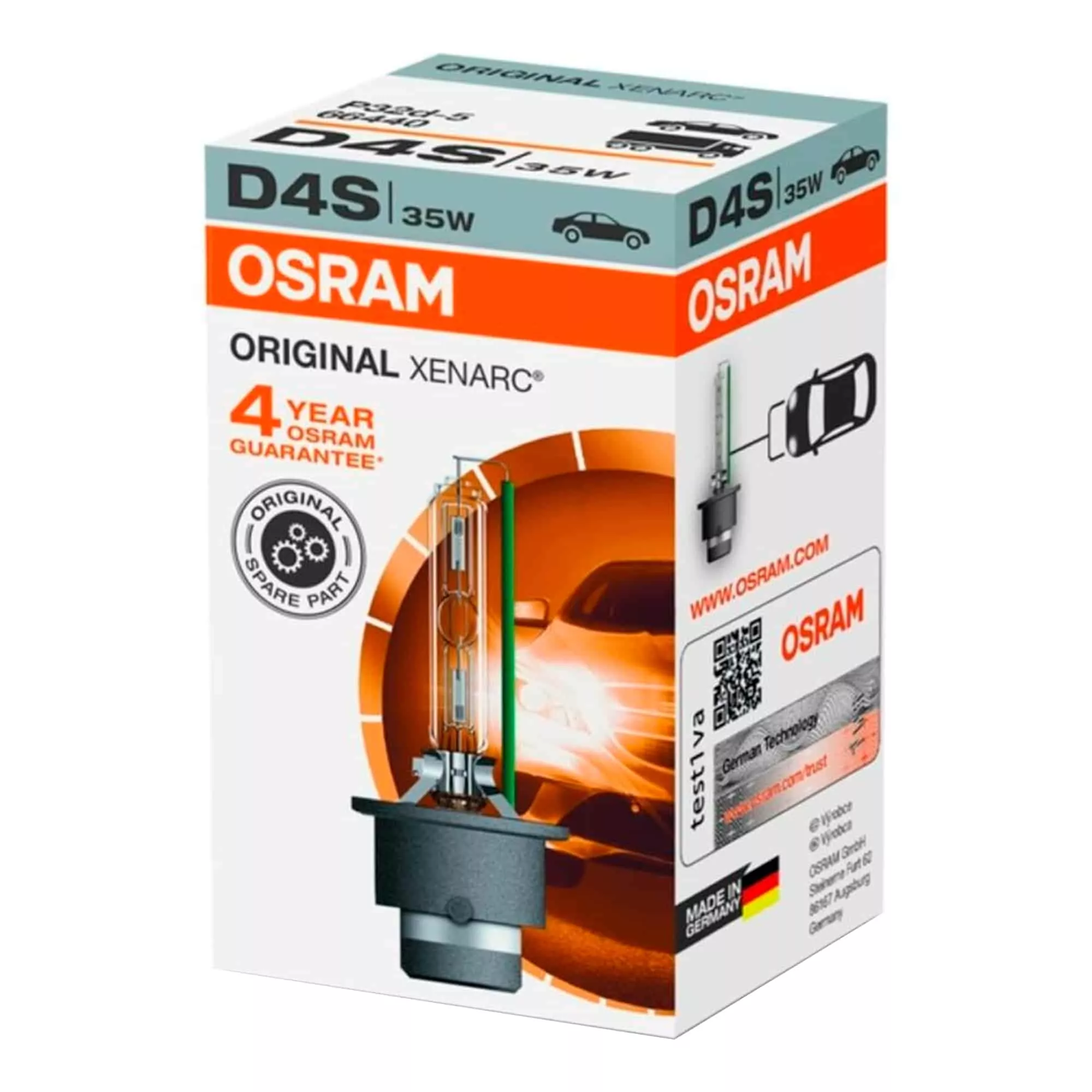 Лампа Osram Original Xenarc D4S 42V 35W 66440CLC