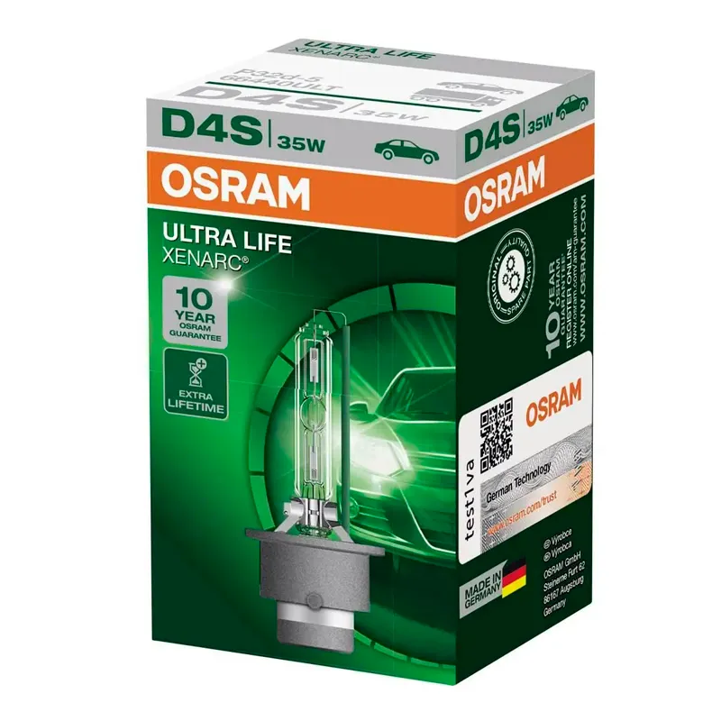 Лампа Osram Xenarc Ultra Life D4S 42V 35W прозрачная 66440ULT