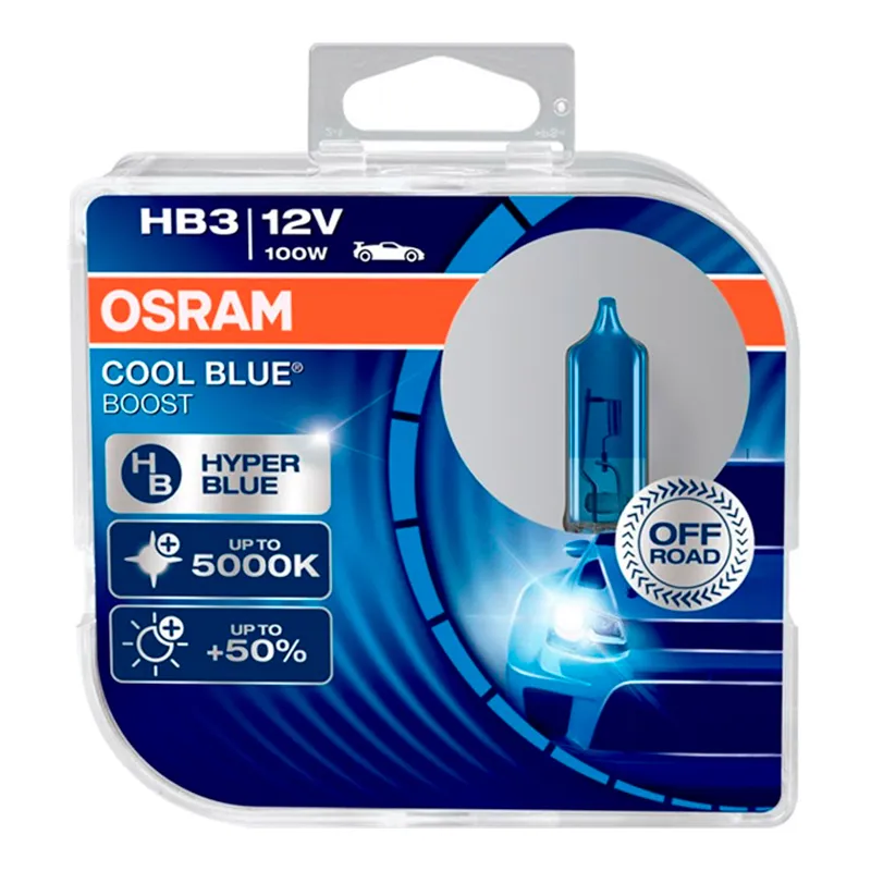 Лампа Osram Cool Blue Boost HB3 12V 100W 69005CBB-HCB-DUO