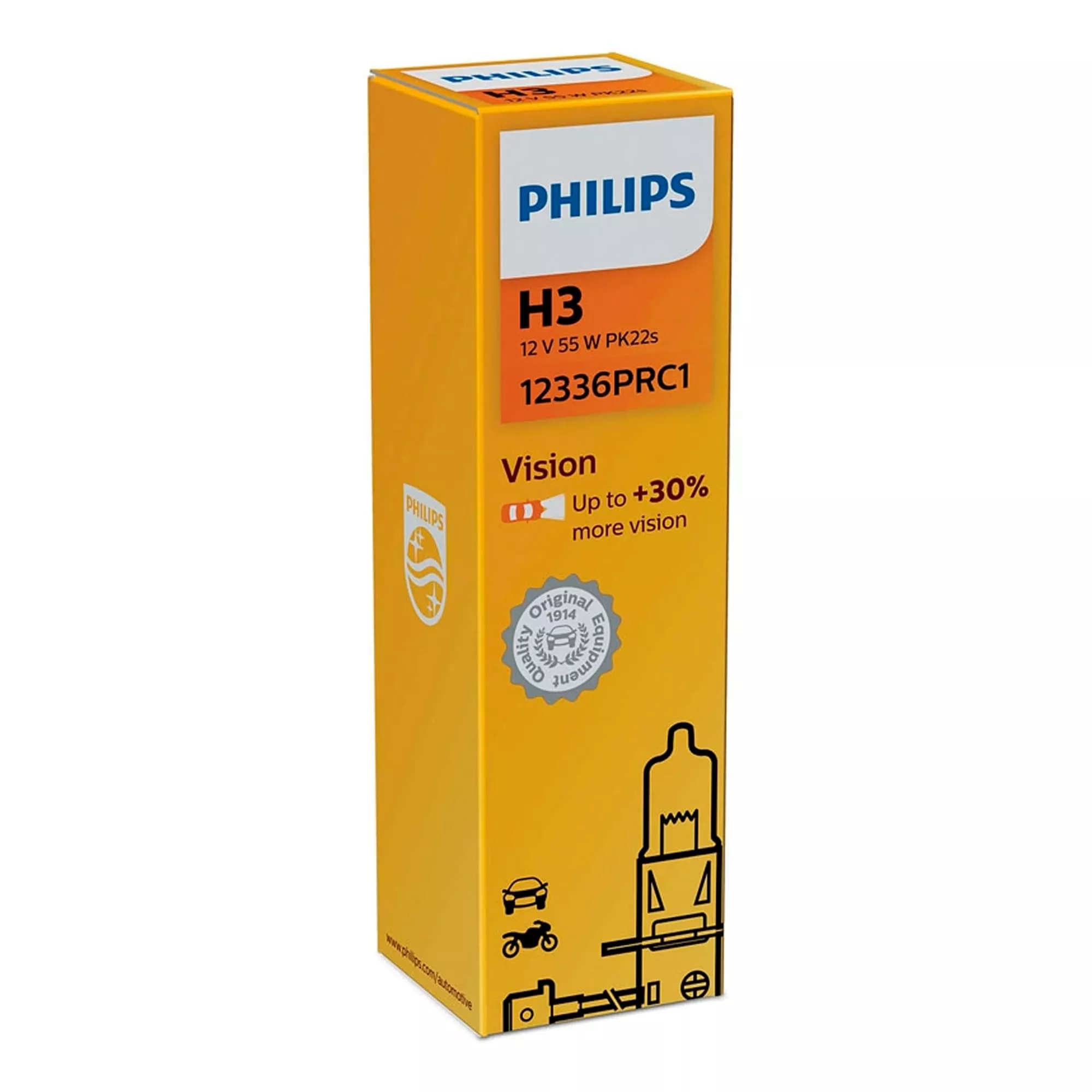 Лампа Philips Vision H3 12V 55W 69534560
