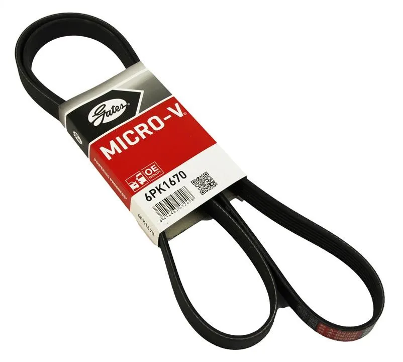 GATES 6PK1670 Ремінь генератора