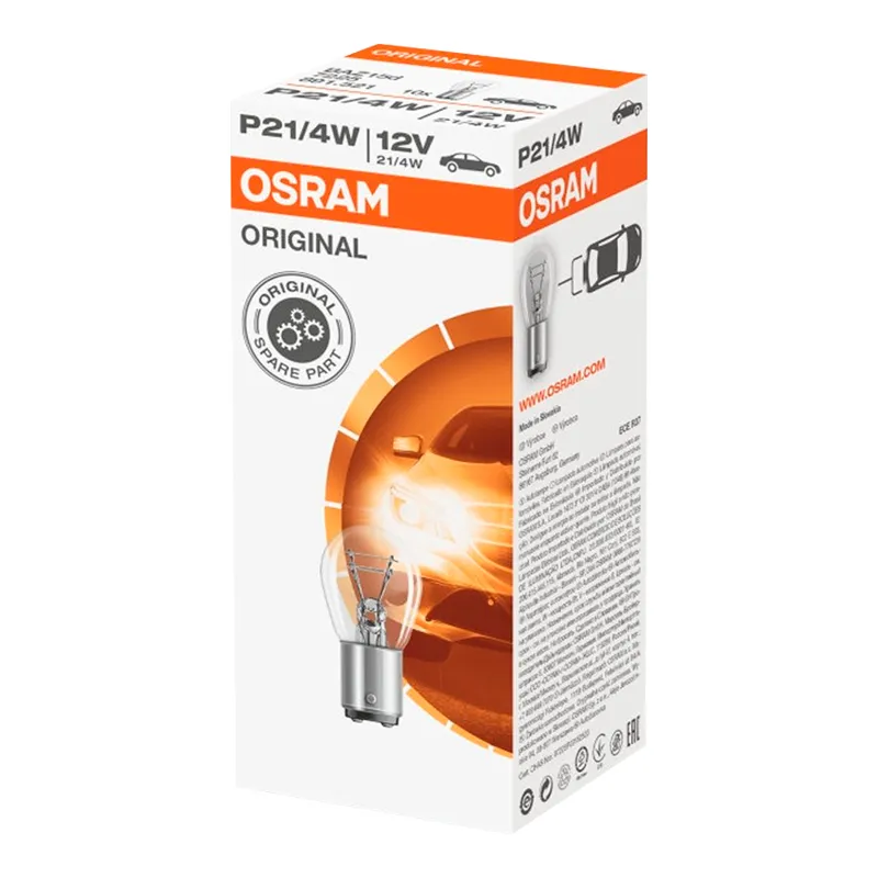 Лампа Osram Original P21/4W 12V 4W 7225-UNV