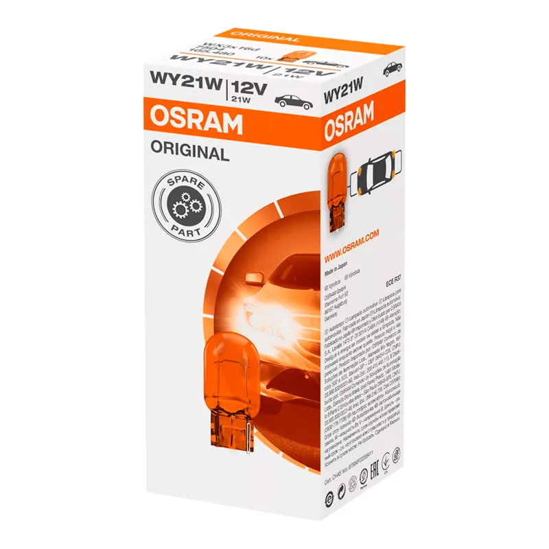 Лампа Osram Original WY21W 12V 21W 7504-UNV