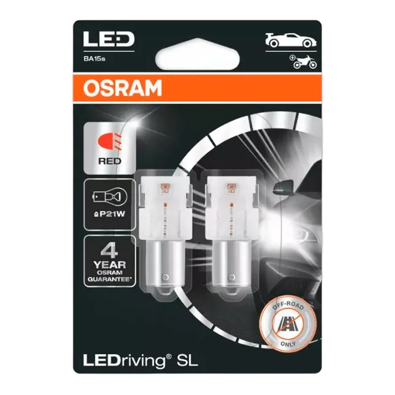Лампа Osram LEDriving P21W BA15s 1,4 W 7506DRP-02B