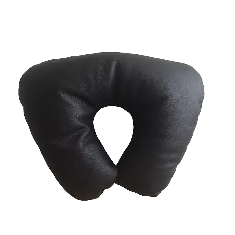 Подушка автомобільна підголівник КЕРДІС "Підкова" (чорна байка) (830120)
