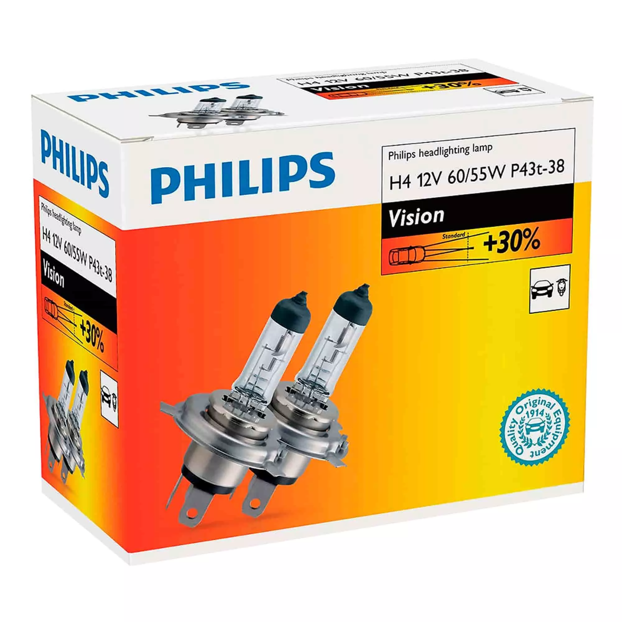 Лампа Philips Vision H4 12V 55/60W 78028760