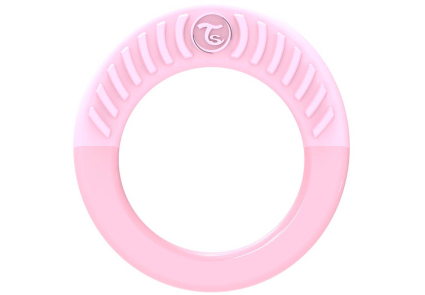 78239 - Twistshake прорезыватель "Кольцо" 1+мес, светло-розовый (69921)