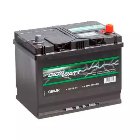 Автомобильный аккумулятор GIGAWATT 6СТ- 68 550А АзЕ (0185756804) Автомобильный аккумулятор GIGAWATT 6СТ- 68 550А АзЕ (0185756804)